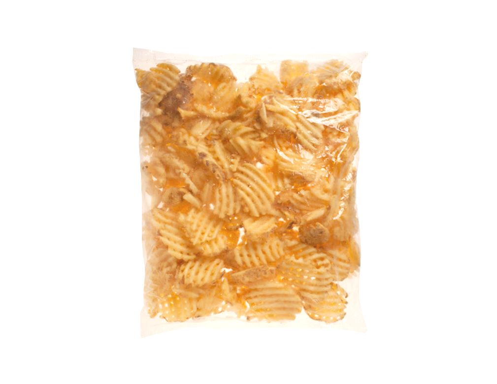 BATATA CONGELADA PRÉ FRITA SURECRISP SKIN-ON WAFFLE FRIES CROSSTRAX MCCAIN 2,04 KG (CX 6 PCT)